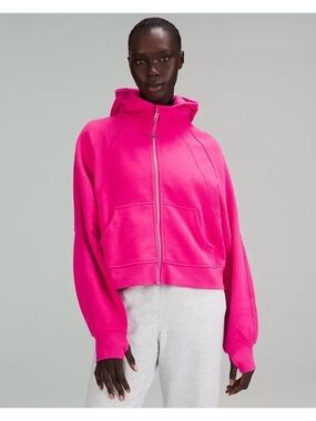 lululemon athletica Scuba Full-Zip Hooded Sweatshirt Sonic Pink Size XS